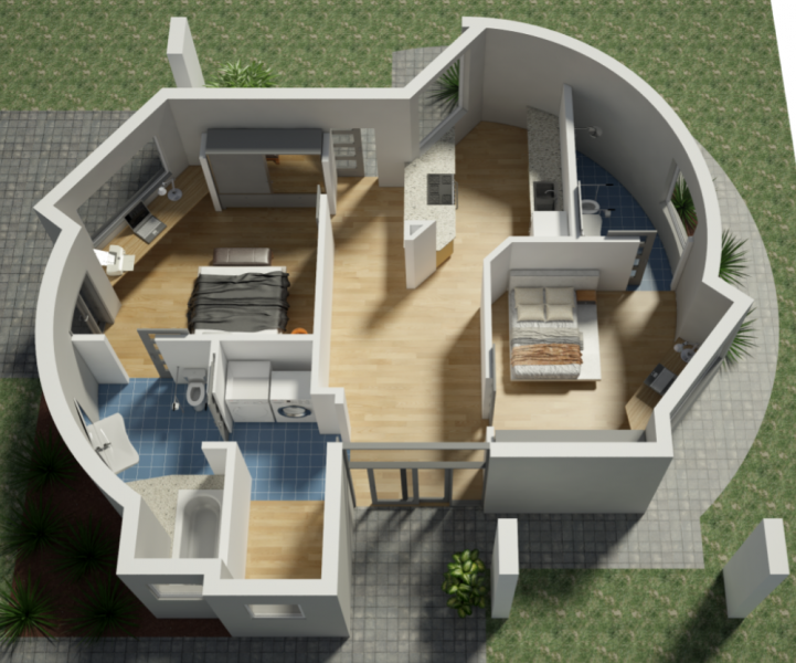 3d application for building house